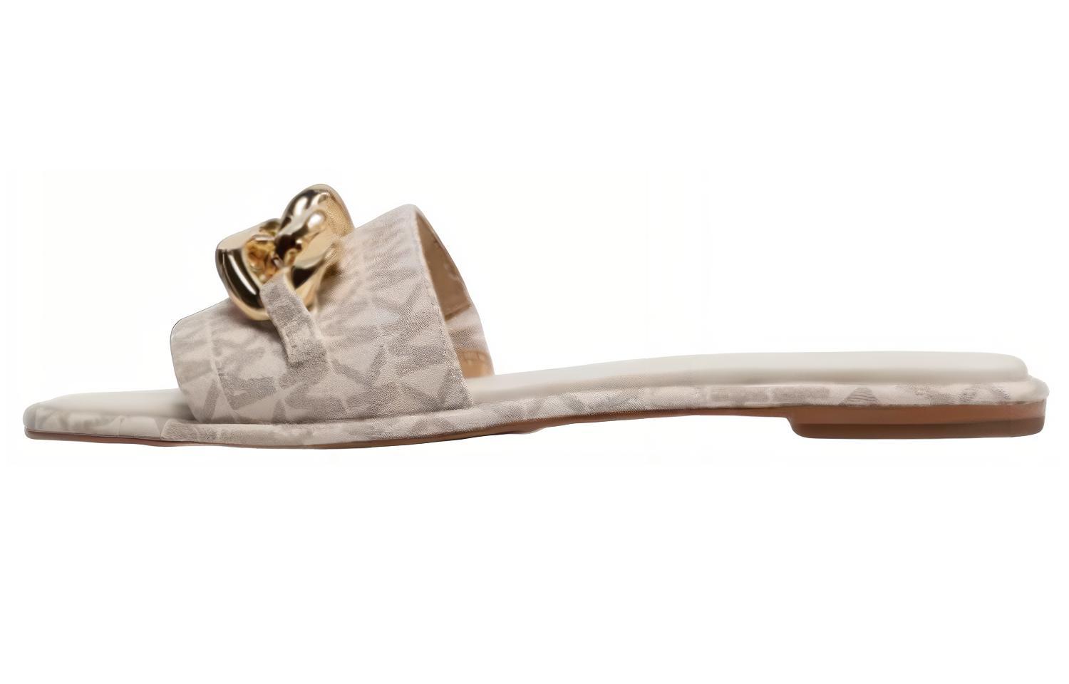 (Women) MICHAEL KORS Mule Sandals 'Chain-Link Beige' 40S2SCFA2B150