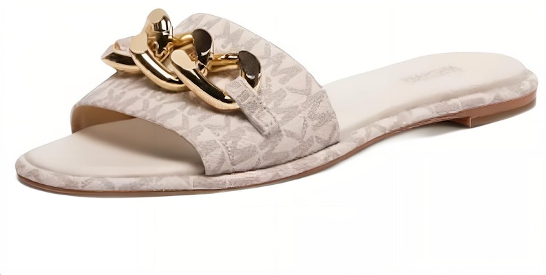 (Women) MICHAEL KORS Mule Sandals 'Chain-Link Beige' 40S2SCFA2B150 Shop (Women) MICHAEL KORS Mule Sandals 'Chain-Link Beige' 40S2SCFA2B150