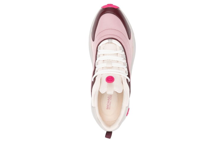 (W) MICHAEL KORS Nylon Lace-Up Low Top 'Pink White Red' 圖 3