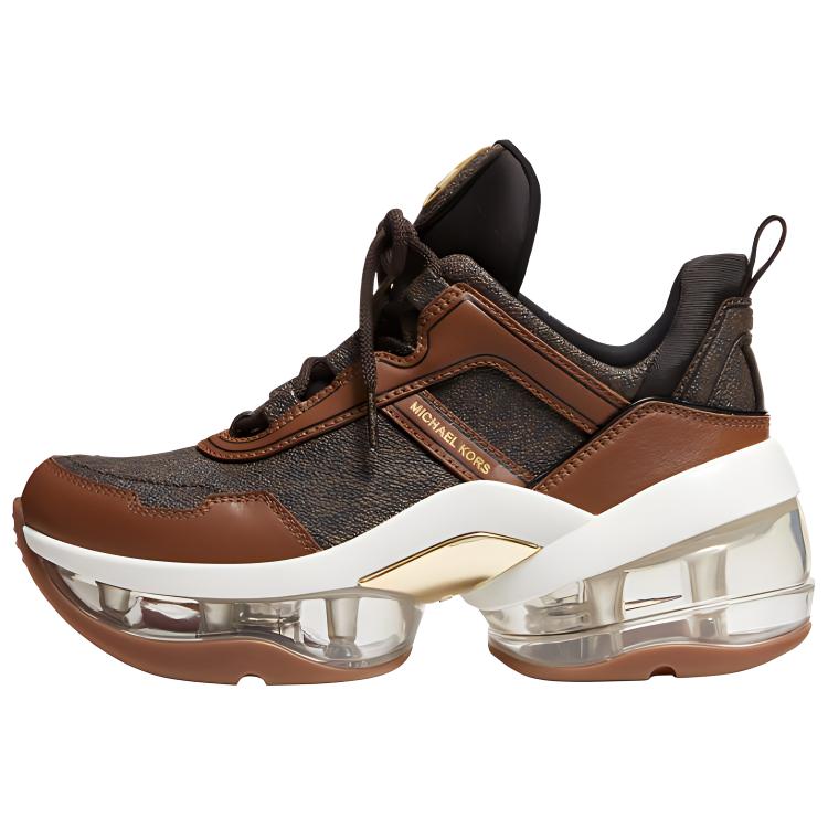 (W) MICHAEL KORS Olympia 'Monogram Brown'