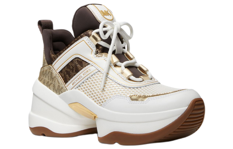 (W) MICHAEL KORS Olympia 'White Mesh and Metallic Logo' 圖 2