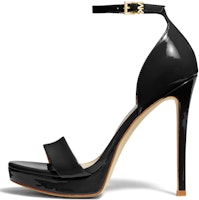 (Women) MICHAEL KORS Open-Toe Heels 'Black Fashion Slides' 40S2JOHA1A001 (Women) MICHAEL KORS Open-Toe Heels 'Black Fashion Slides' 40S2JOHA1A001