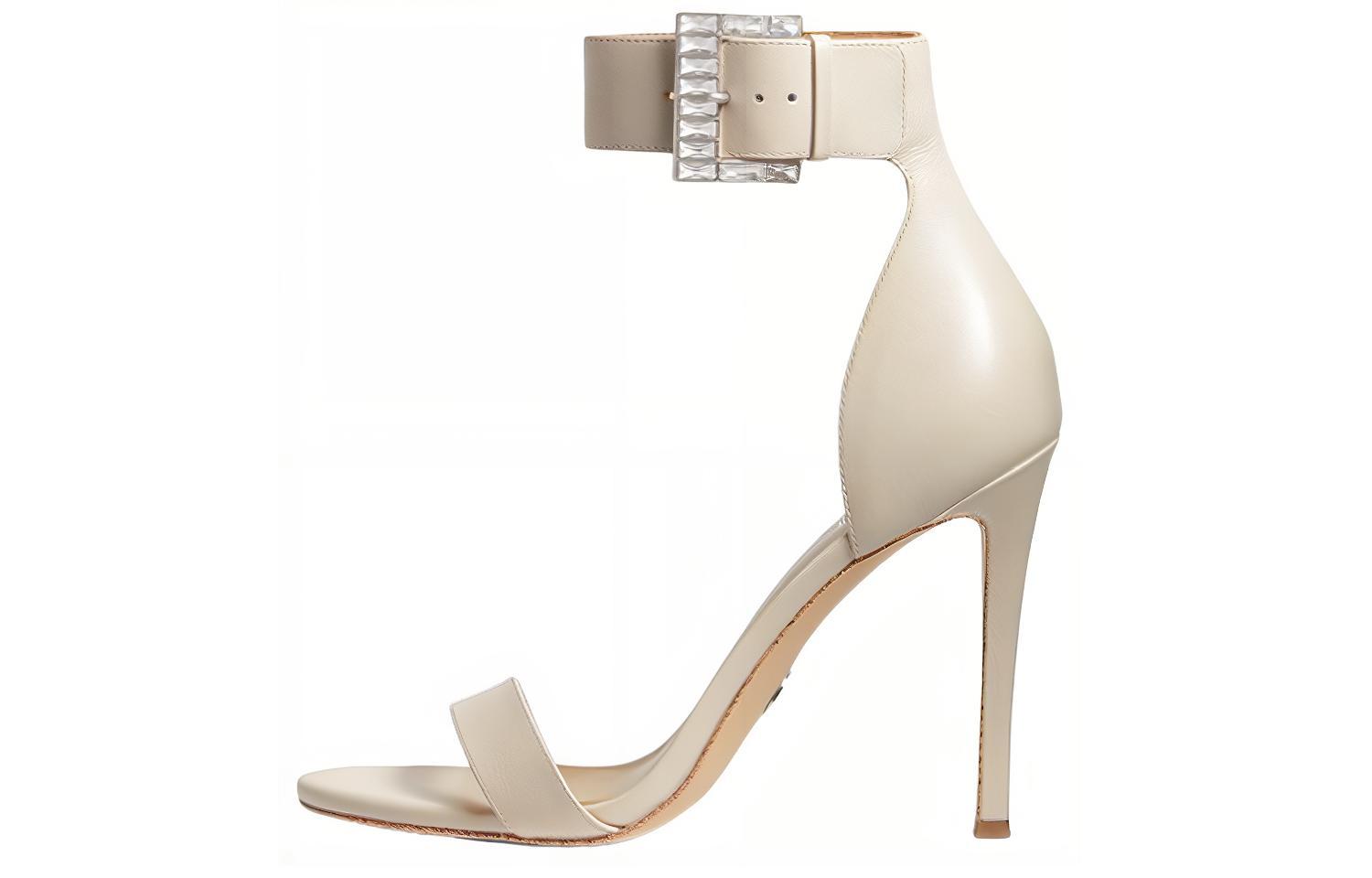 (Women) MICHAEL KORS Open-Toe High Heels 'Cream White' 40R2GSHA1L