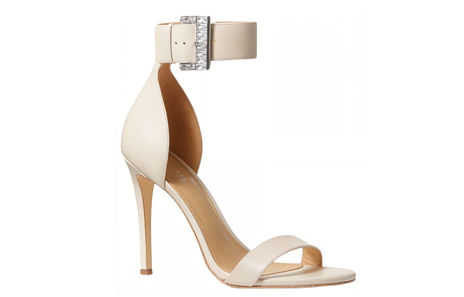 Order (W) MICHAEL KORS Open-Toe High Heels ''Cremeweiß'' Damen High Heels 40R2GSHA1L