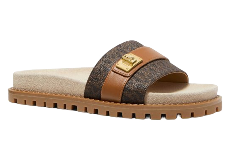 (W) MICHAEL KORS Padma Slipper 'Monogram Brown' 圖 3