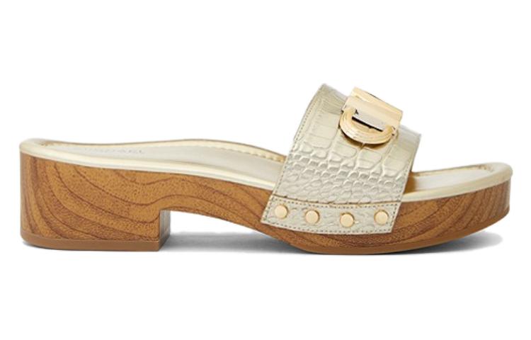 (W) MICHAEL KORS Parker 'Pale Gold Open-Toe Slide' 圖 2