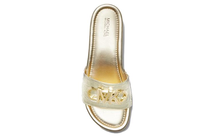 (W) MICHAEL KORS Parker 'Pale Gold Open-Toe Slide' 圖 4