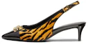 Buy (W) MICHAEL KORS Parker Flex Hitam Kuning 'Sepatu Heels Rendah Print Harimau' 40F2PKMG1H