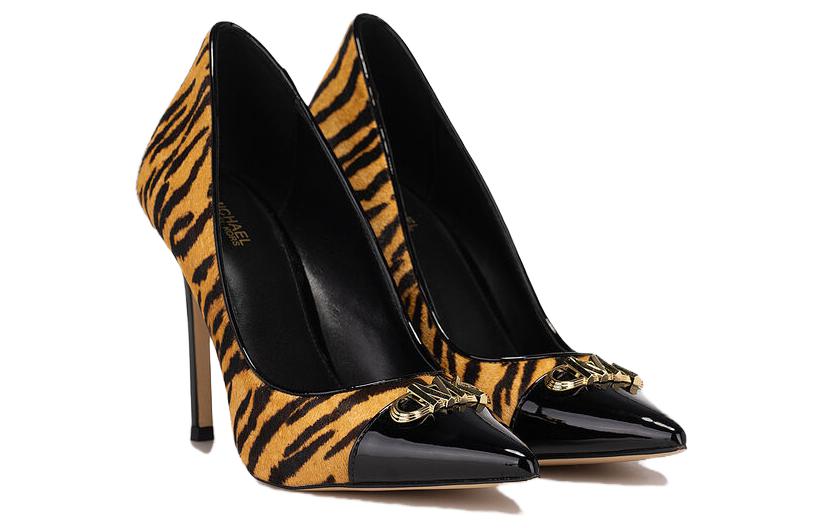 (W) MICHAEL KORS Parker High Heel 'Tiger Print Black Yellow' 圖 3