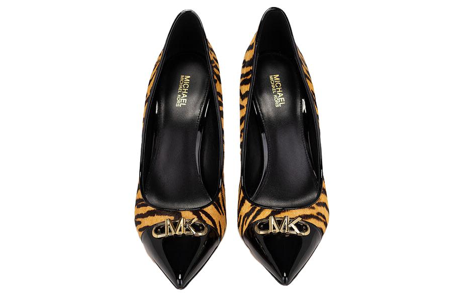 (W) MICHAEL KORS Parker High Heel 'Tiger Print Black Yellow' 圖 5