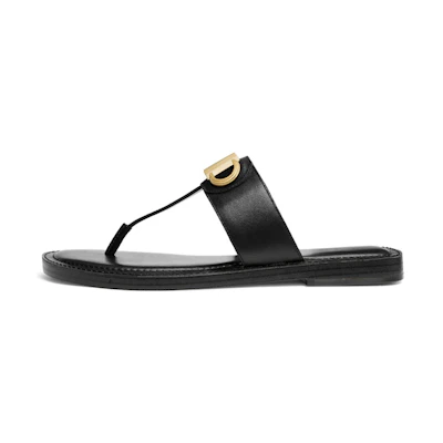 (W) MICHAEL KORS Parker Slip-On Flat 'Black Leather'
