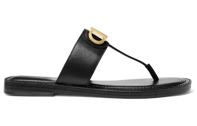 Order (W) MICHAEL KORS Parker Slip-On Flat 'Kulit Hitam' 40S3PKFS1L001