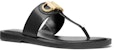 (W) MICHAEL KORS Parker Slip-On Flat 'Kulit Hitam' 40S3PKFS1L001