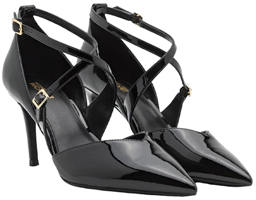 MICHAEL KORS 漆皮 尖頭搭扣 細跟高跟鞋 7.5cm 女款 黑色 Order MICHAEL KORS 漆皮 尖頭搭扣 細跟高跟鞋 7.5cm 女款 黑色