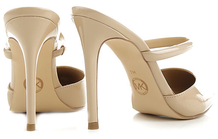 (W) MICHAEL KORS Patent Leather Slip-On High Heels 'Simple Nude' 圖 4