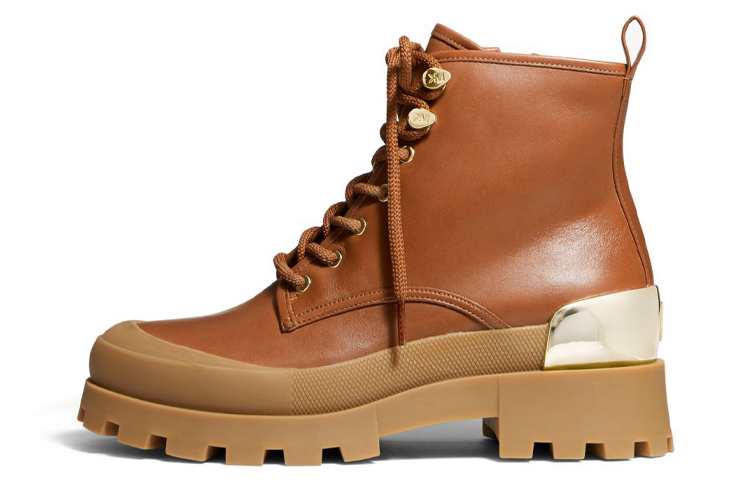 (W) MICHAEL KORS Payton Ankle Boot 'Brown Leather Fashion'