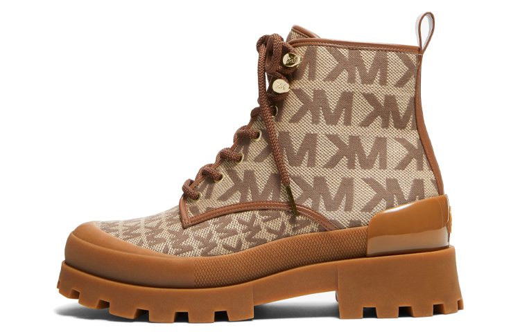 (W) MICHAEL KORS Payton Short Boot 'Brown Monogram'
