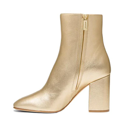 (W) MICHAEL KORS Perla Flex Boot 'Metallic Gold Zipper'