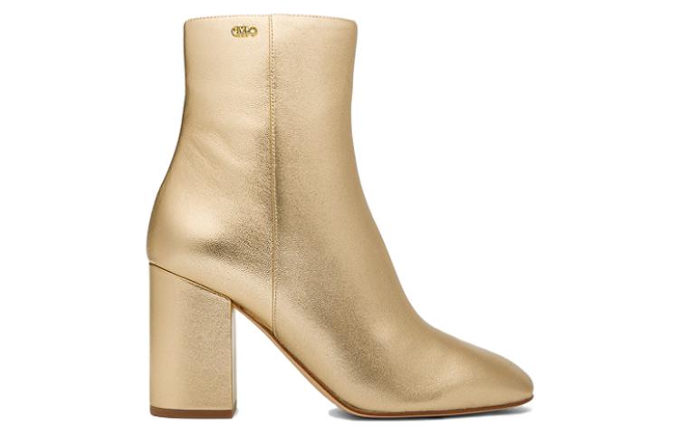 (W) MICHAEL KORS Perla Flex Boot 'Metallic Gold Zipper' 圖 2