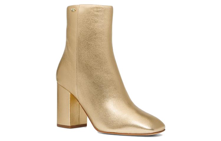 (W) MICHAEL KORS Perla Flex Boot 'Metallic Gold Zipper' 圖 3