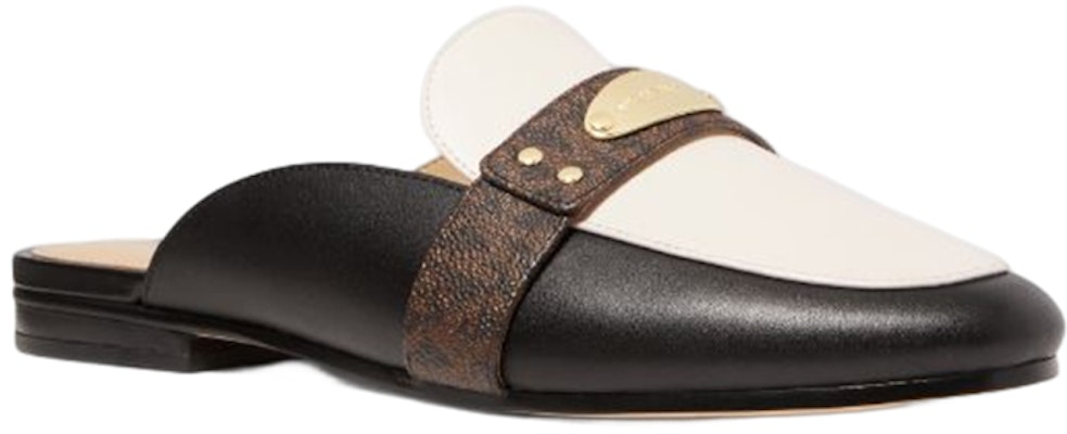 (Women) MICHAEL KORS Plate 'Colorblock Mule Sandal Black' 40T2MKFP2L064 Order (Women) MICHAEL KORS Plate 'Colorblock Mule Sandal Black' 40T2MKFP2L064