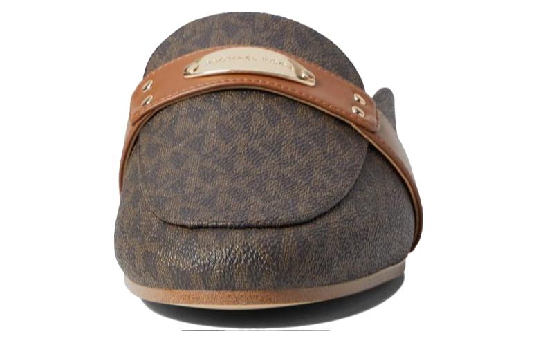 Purchase (Women) MICHAEL KORS Plate 'Logo Mule Sandal - Dark Brown' 40T2MKFP1B212