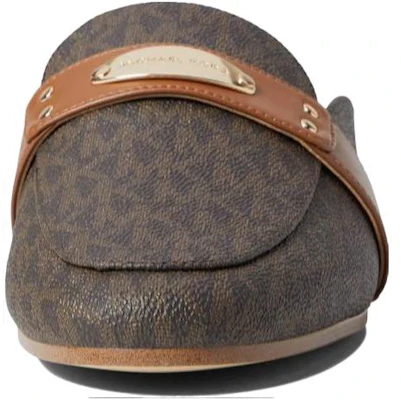 (Women) MICHAEL KORS Plate 'Logo Mule Sandal - Dark Brown' 40T2MKFP1B212 Purchase (Women) MICHAEL KORS Plate 'Logo Mule Sandal - Dark Brown' 40T2MKFP1B212