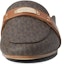 Purchase (W) MICHAEL KORS Plate 'Logo Mule Sandal - Coklat Gelap' 40T2MKFP1B212