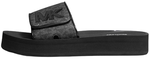 (Women) MICHAEL KORS Platform Sandal 'Fashion Logo Black' 40S1MKFA2B0001 (Women) MICHAEL KORS Platform Sandal 'Fashion Logo Black' 40S1MKFA2B0001