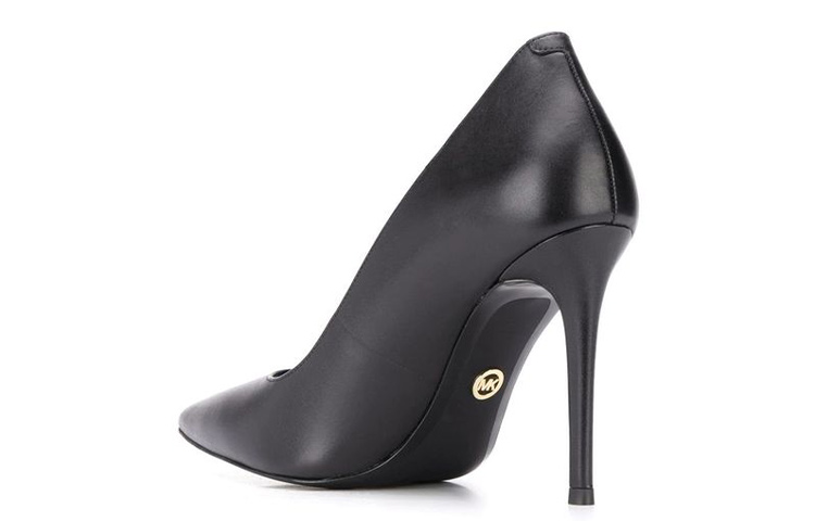 Shop MICHAEL KORS 尖頭套腳 细跟 高跟鞋 女款 黑色