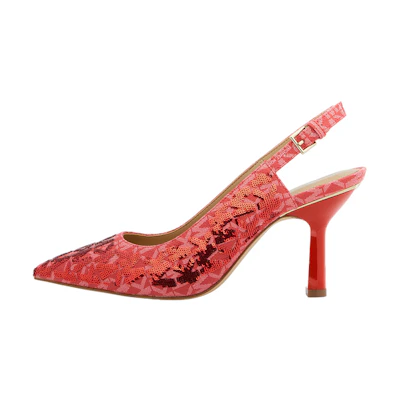 (W) MICHAEL KORS Pointed Toe Stiletto 'Red'