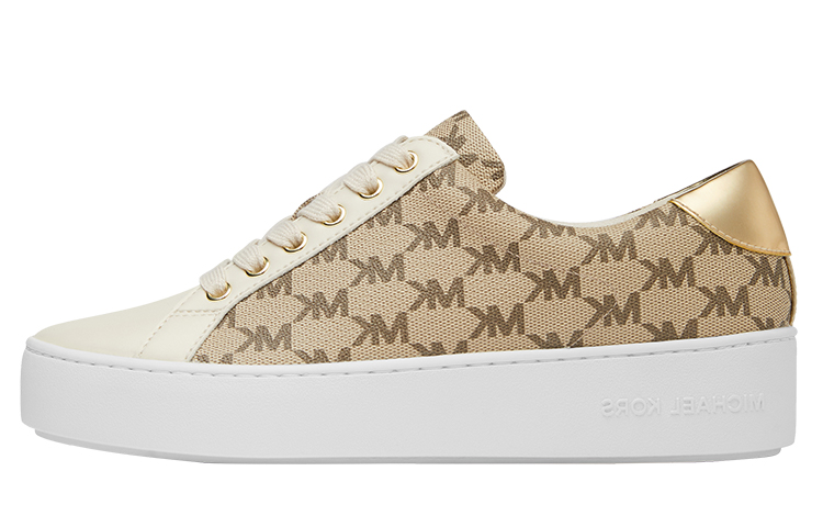 (Women) MICHAEL KORS Poppy Lace-Up 'Beige Cream' 43T1POFS1B270
