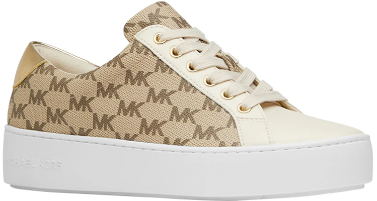 (W) MICHAEL KORS Poppy Lace-Up 'Krem Beige' 43T1POFS1B270 Lookbook (W) MICHAEL KORS Poppy Lace-Up 'Krem Beige' 43T1POFS1B270