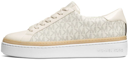 (Women) MICHAEL KORS Poppy Lace-Up 'Vanilla White and Milk White' 43T1POFS2B132 (Women) MICHAEL KORS Poppy Lace-Up 'Vanilla White and Milk White' 43T1POFS2B132