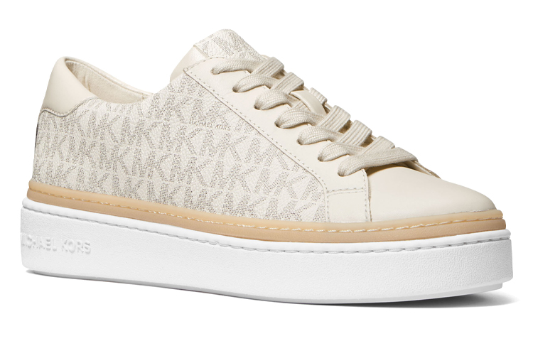 Order (W) 女性用 マイケル・コース ポピー レースアップ「バニラホワイト＆ミルクホワイト」 43T1POFS2B132