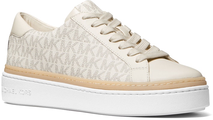 (Women) MICHAEL KORS Poppy Lace-Up 'Vanilla White and Milk White' 43T1POFS2B132 Order (Women) MICHAEL KORS Poppy Lace-Up 'Vanilla White and Milk White' 43T1POFS2B132