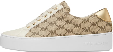 (Women) MICHAEL KORS Poppy Lace-Up 'Beige Cream' 43T1POFS1B270 (Women) MICHAEL KORS Poppy Lace-Up 'Beige Cream' 43T1POFS1B270