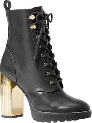(Women) MICHAEL KORS Porter Leather Lace-Up Boot 'Black' 40R2POHE6L Lookbook (Women) MICHAEL KORS Porter Leather Lace-Up Boot 'Black' 40R2POHE6L