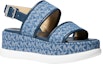 Lookbook (W) MICHAEL KORS Presley 'Denim Blue Platform' Kasut Bertapak Tinggi 40S2PRFA2Y405
