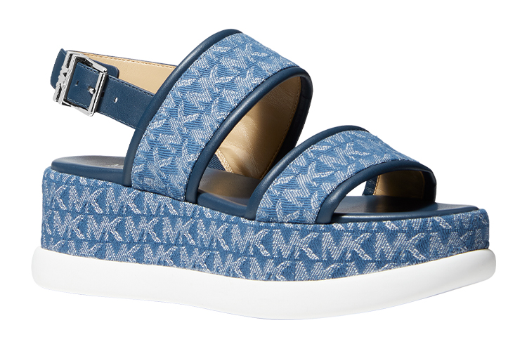 Lookbook (Women) MICHAEL KORS Presley 'Denim Blue Platform' 40S2PRFA2Y405