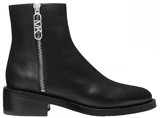 (Women) MICHAEL KORS Regan Leather Zip Flat Ankle Boots 'Black' 40F3RGME5L001 Order (Women) MICHAEL KORS Regan Leather Zip Flat Ankle Boots 'Black' 40F3RGME5L001
