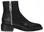 Order (W) MICHAEL KORS Regan Sepatu Boot Kulit Ritsleting Datar 'Hitam' 40F3RGME5L001
