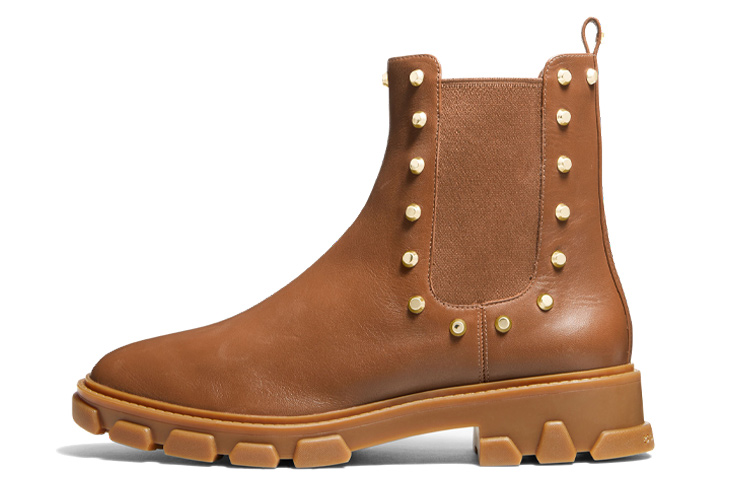 (W) MICHAEL KORS Ridley 'Studded Chelsea Brown'