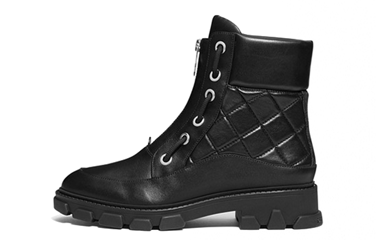 (W) MICHAEL KORS Ridley Boot 'Black Logo Leather'