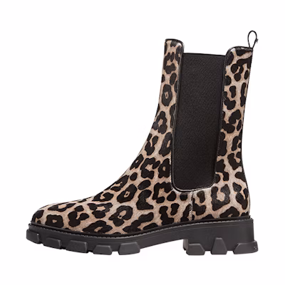 (W) MICHAEL KORS Ridley Chelsea Boot 'Leopard Print Black'