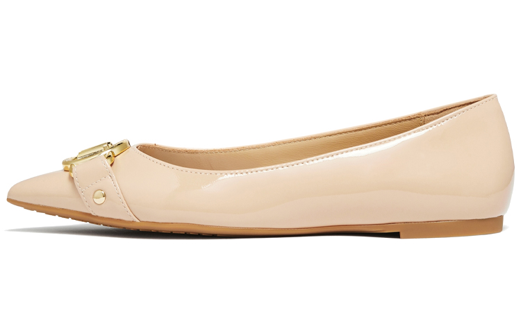 (W) MICHAEL KORS Rory 'Beige Ballet Flat'