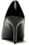 (W) MICHAEL KORS Rory 'Monogram Hitam Stiletto' 40F2ROMP4A001