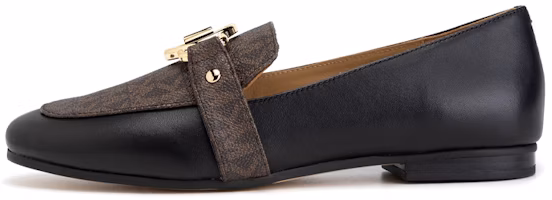 (Women) MICHAEL KORS Rory Loafer 'Black Brown Monogram' 40F2ROFP3L007 (Women) MICHAEL KORS Rory Loafer 'Black Brown Monogram' 40F2ROFP3L007