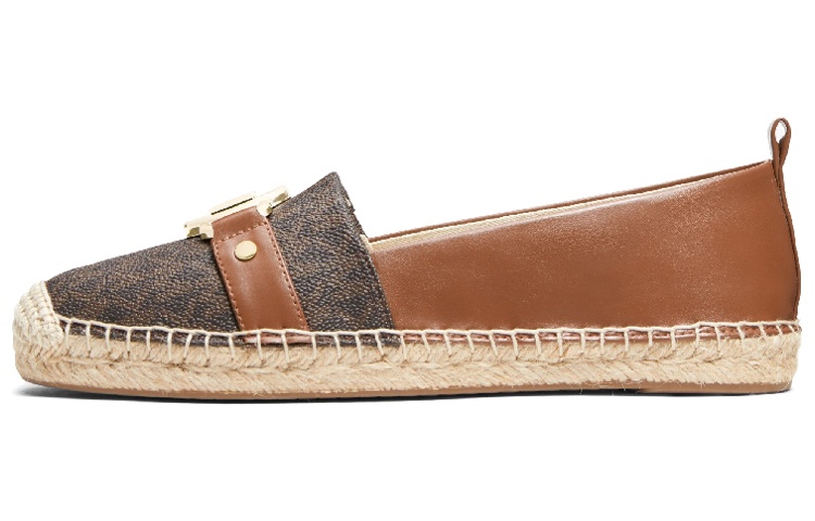 (W) MICHAEL KORS Rory Slip-On Flat 'Dark Brown Monogram'