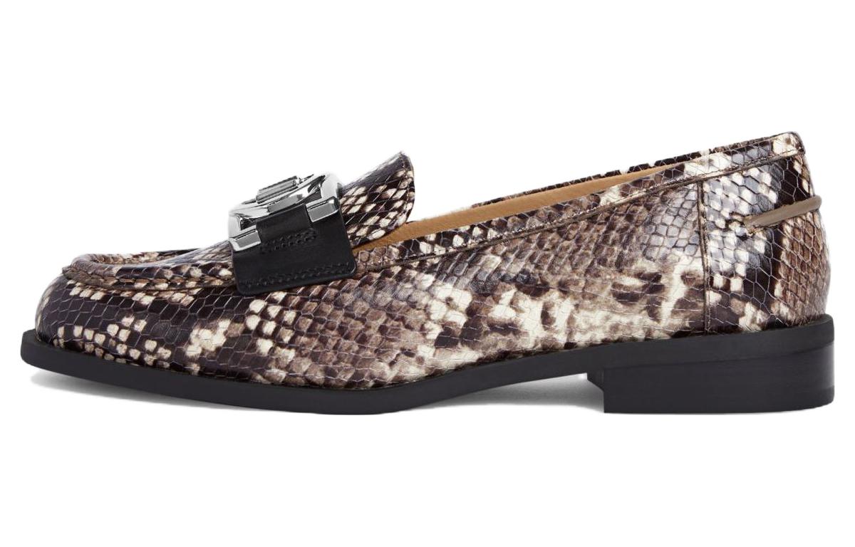 (W) MICHAEL KORS Round-Toe Slip-On Loafers 'Black'